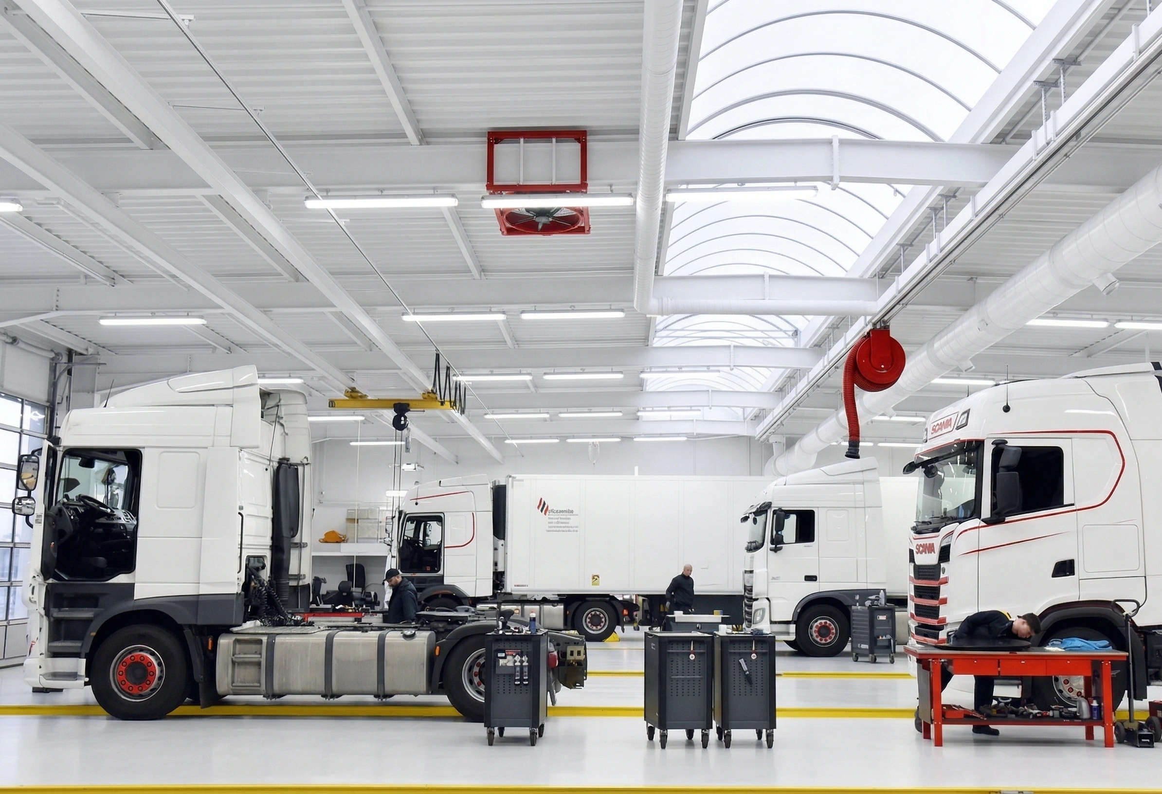 Profesionali vilkikų ir autovežių techninė priežiūra servisuose Lietuvoje bei Vokietijoje (Augsburge)